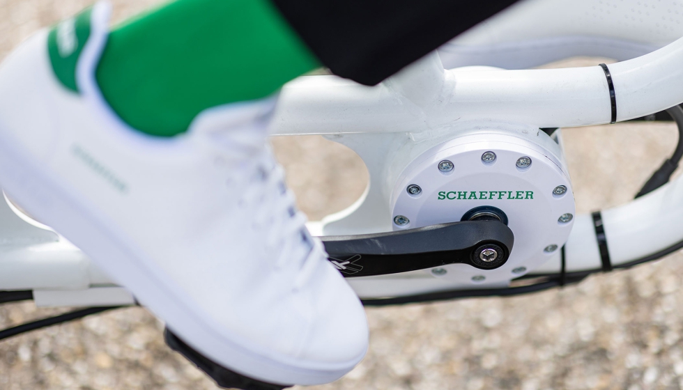 Un componente central del sistema es su generador a pedales desarrollado por Schaeffler...