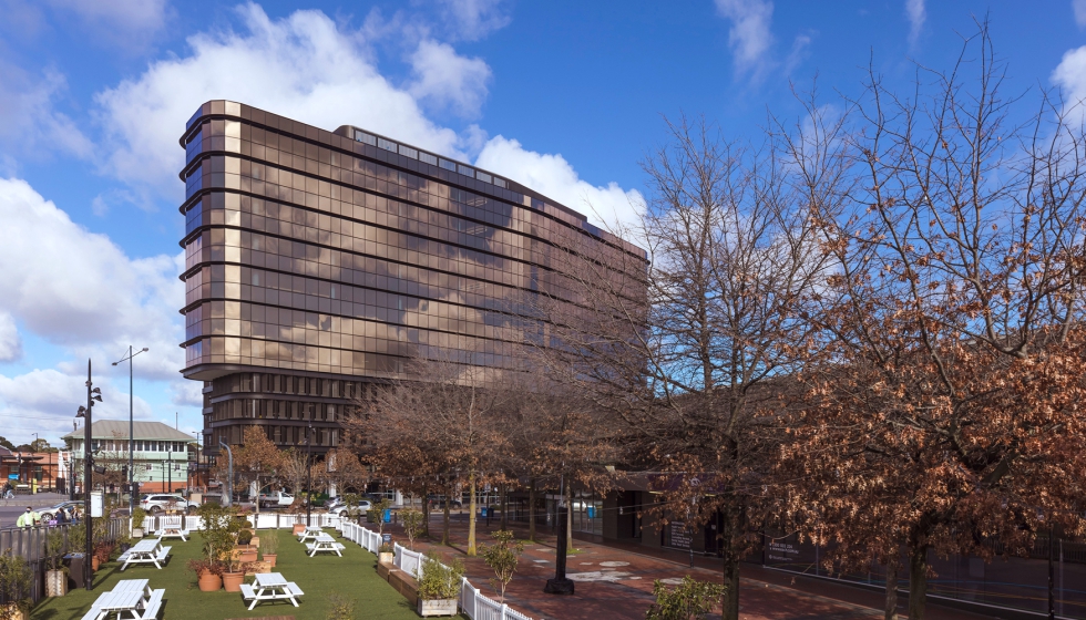 El edificio de VicRoads en Melbourne (Australia) es de nueva construcci�n y ha permitido cohesionar la iluminaci�n con la arquitectura...