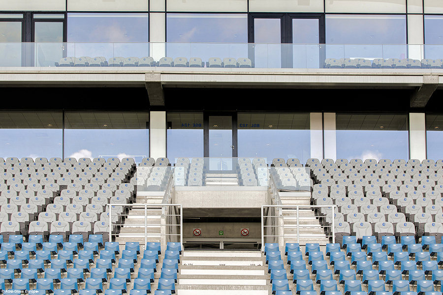 Stratobel Strong instalado no Estadio Ghelamco Arena (Gent-Blgica)