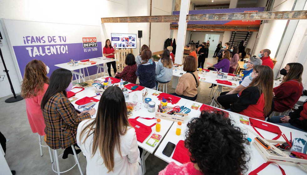 La compaa de bricolaje organiza un evento con mujeres interesadas en trabajar en la empresa en el marco de los Brico Womens Days...