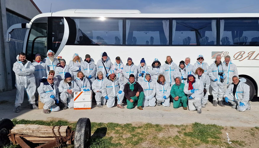 Foto de los participantes en el tour tcnico que visita Espaa durante la presente semana