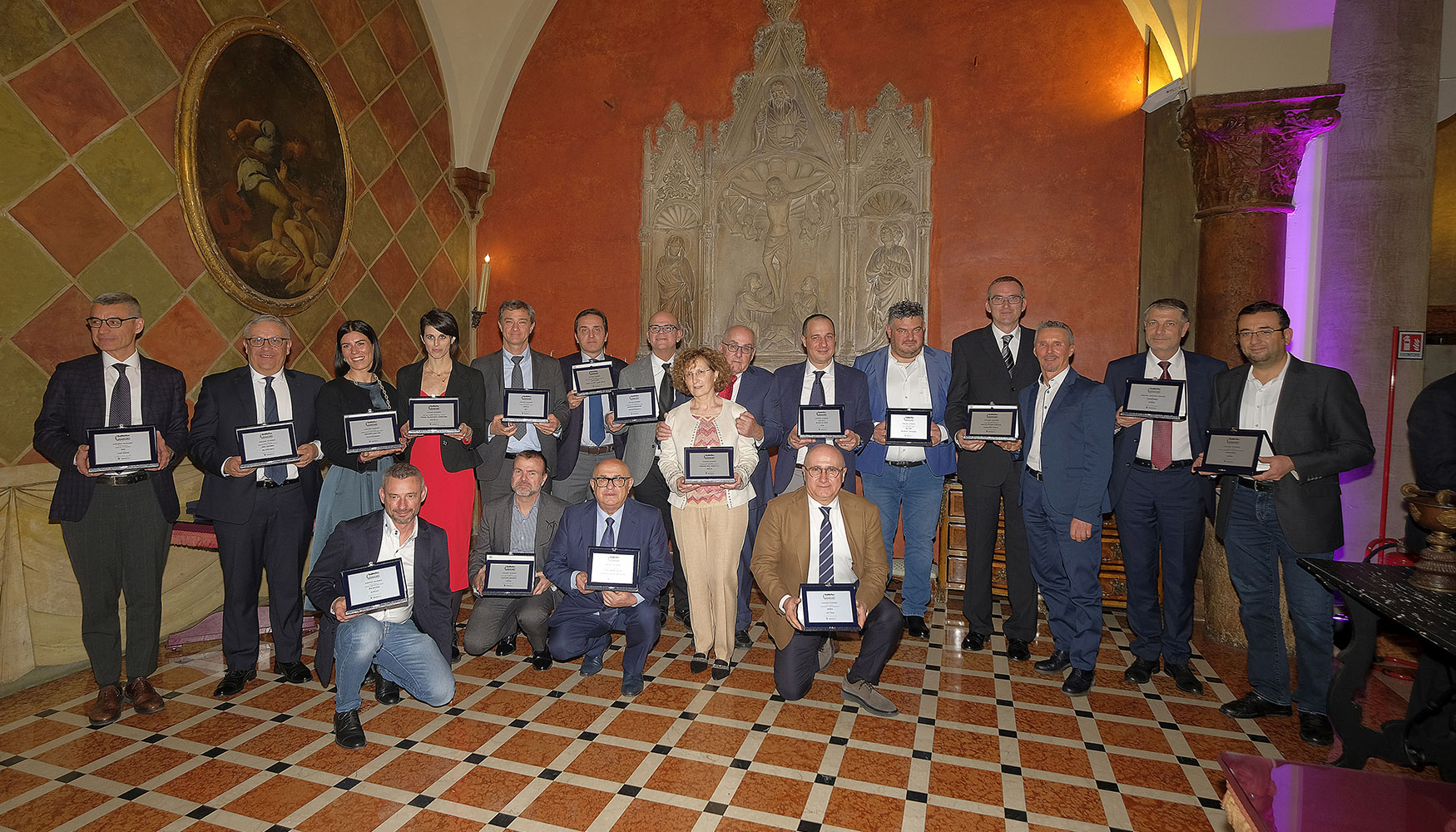 Foto de familia de los ganadores de la 24 edicin de los Premios a la Innovacin de Samoter. Foto: Ennevi