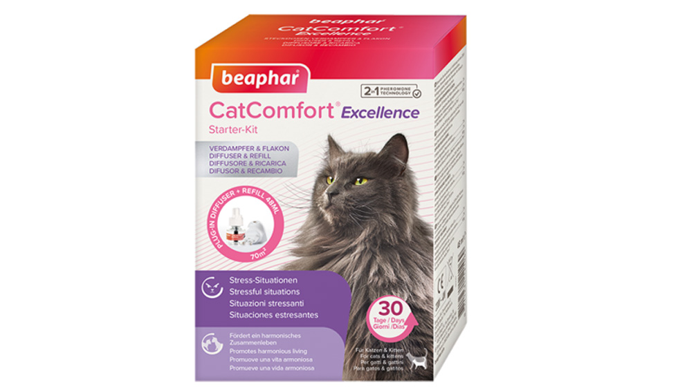 Beaphar CatComfort Excellence, avanzada combinacin de feromonas para solucionar todos los signos de estrs en gatos