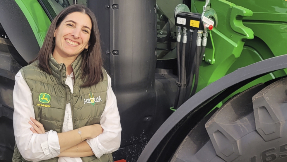 Sara es una joven profesional que se ha abierto paso en el sector de la mecanizacin agraria
