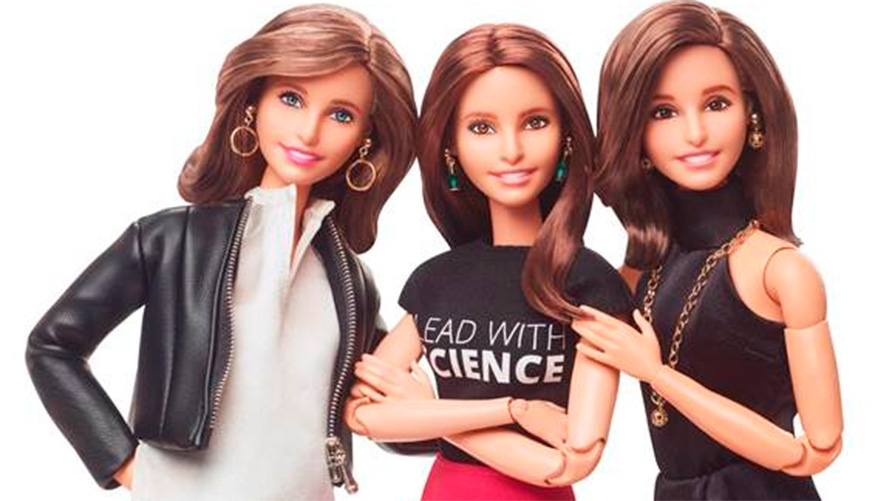 Mattel y su icnica mueca Barbie celebran el Da Internacional de la Mujer con muecas hechas a semejanza de "mujeres inspiradoras"...