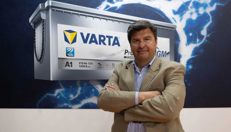 Roberto Beesmans, key account manager en Clarios (Varta)