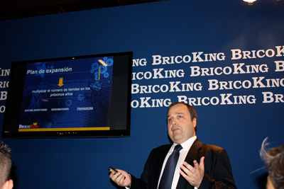  Juan Jos Jan Rodrguez, presidente de Bricoking durante su intervencin