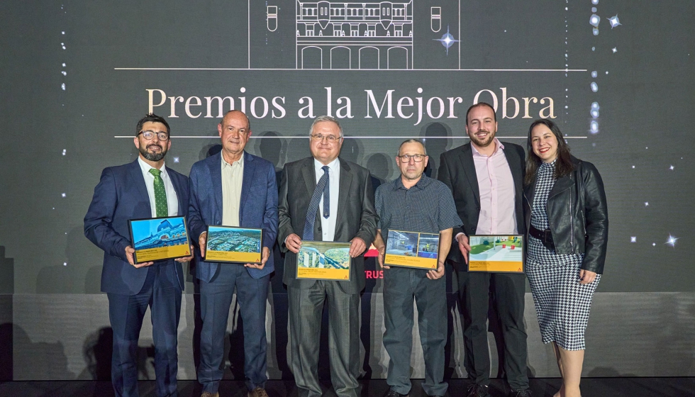 Premiados en la entrega de Premios a la Mejor Obra 2022, organizados por Sika
