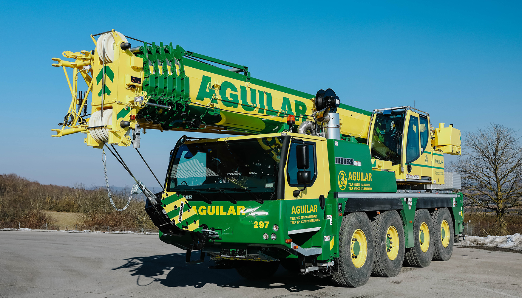 Gras Aguilar adquiere 11 gras mviles Liebherr, entre las que se encuentra la gra mvil Liebherr LTM 1070-4.2.