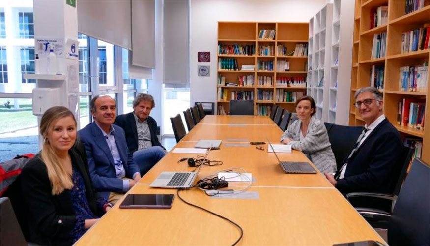 El acuerdo se firm en la sede del Instituto Tecnolgico de Aragn. Foto: Itainnova