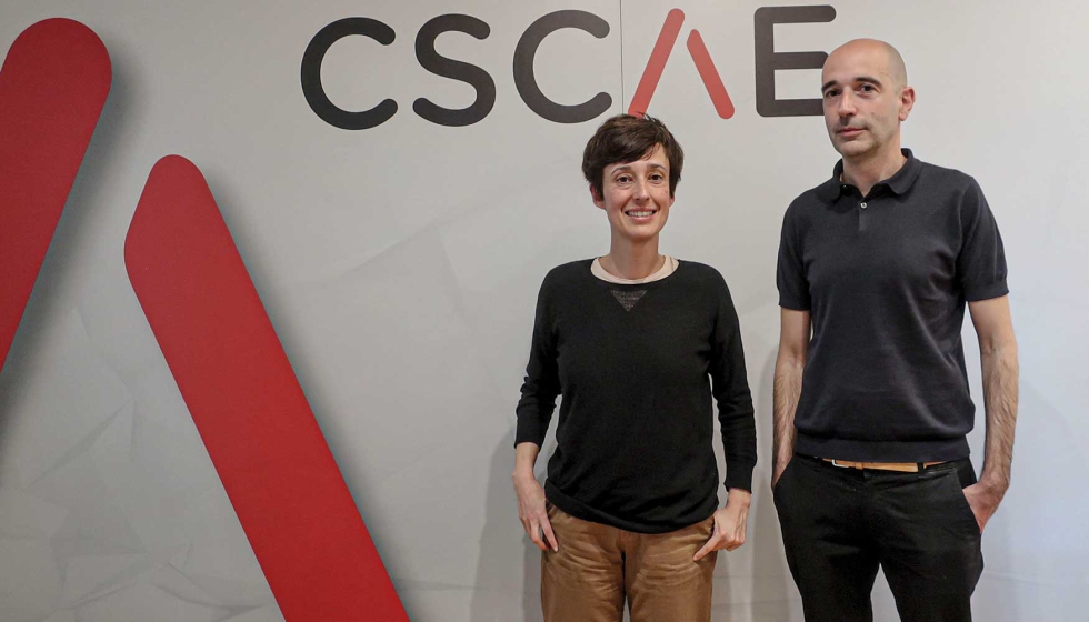 Maier Vlez y David Serrano, arquitectis de MID estudio que se han impuesto en el concurso de reforma de la sede del CSCAE en Madrid...