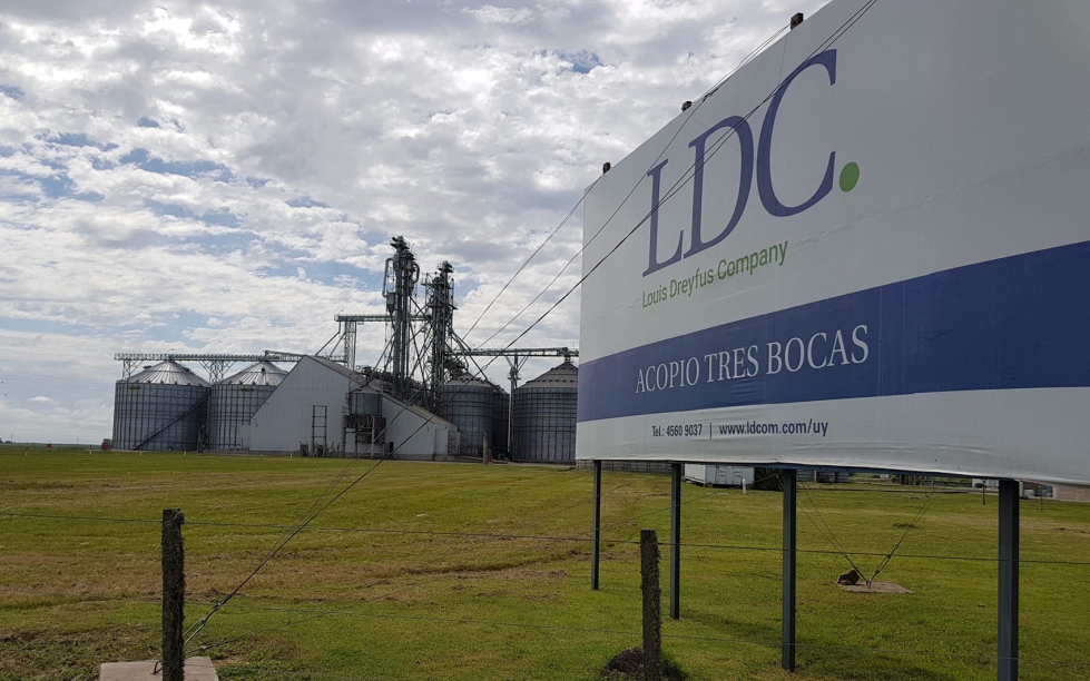 Instalaciones de almacenamiento de grano de LDC en Uruguay