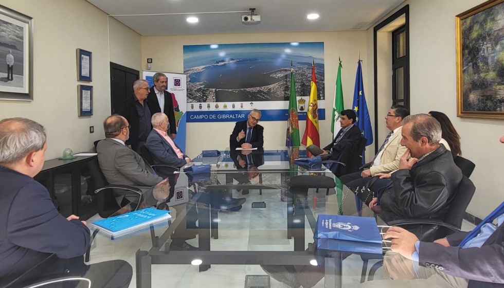 La comitiva de ASA mantuvo un encuentro institucional en la sede de la Mancomunidad de Municipios del Campo de Gibraltar...