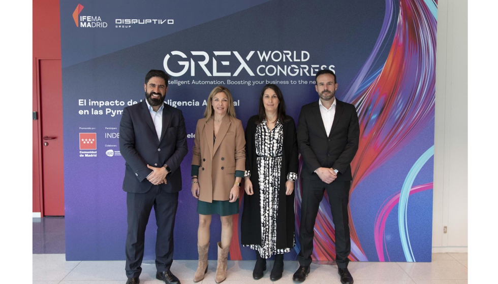 Ral Calleja, director de Grex World Congress; Virginia Bielsa, jefa de rea de Promocin Econmica; Eva Mara Castro...