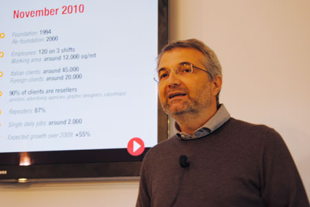 Matteo Rigamonti, CEO y fundador de Pixart, durante su intervencin