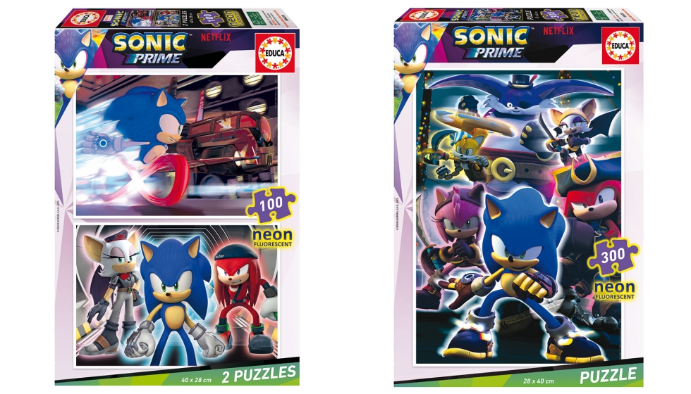 300 Sonic Prime Neon - Educa Borras