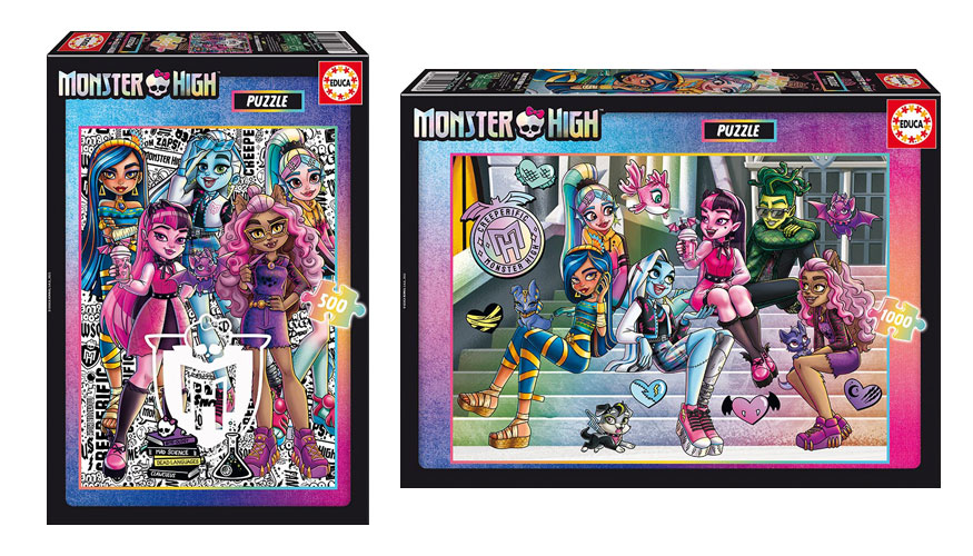 Amplia gama de puzzles de Monster High