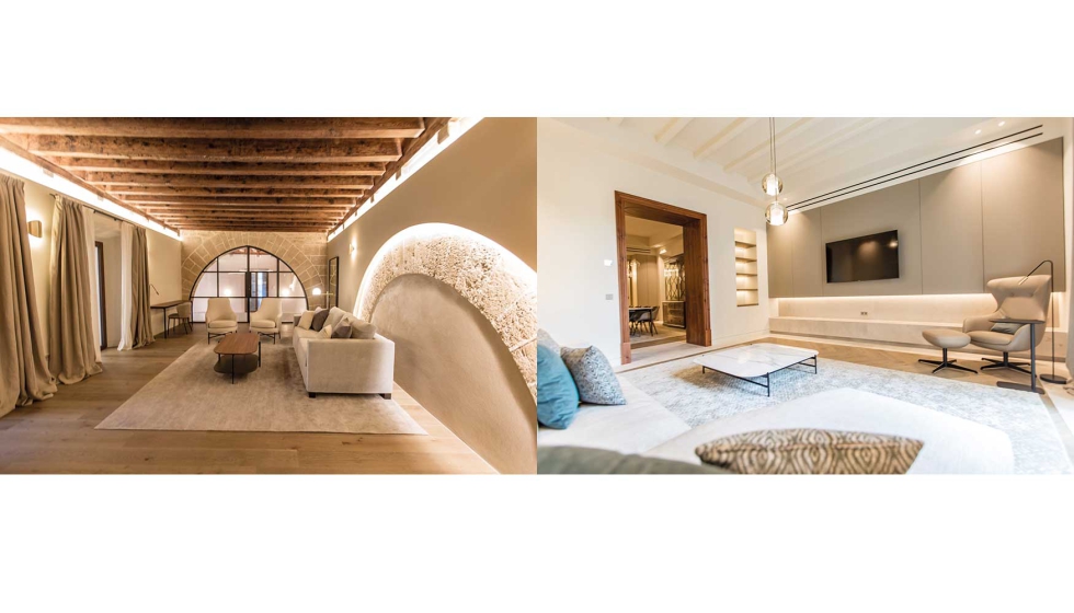 Sa Clastra ocupa una de las plantas nobles de este antiguo palacio que data del siglo XIV