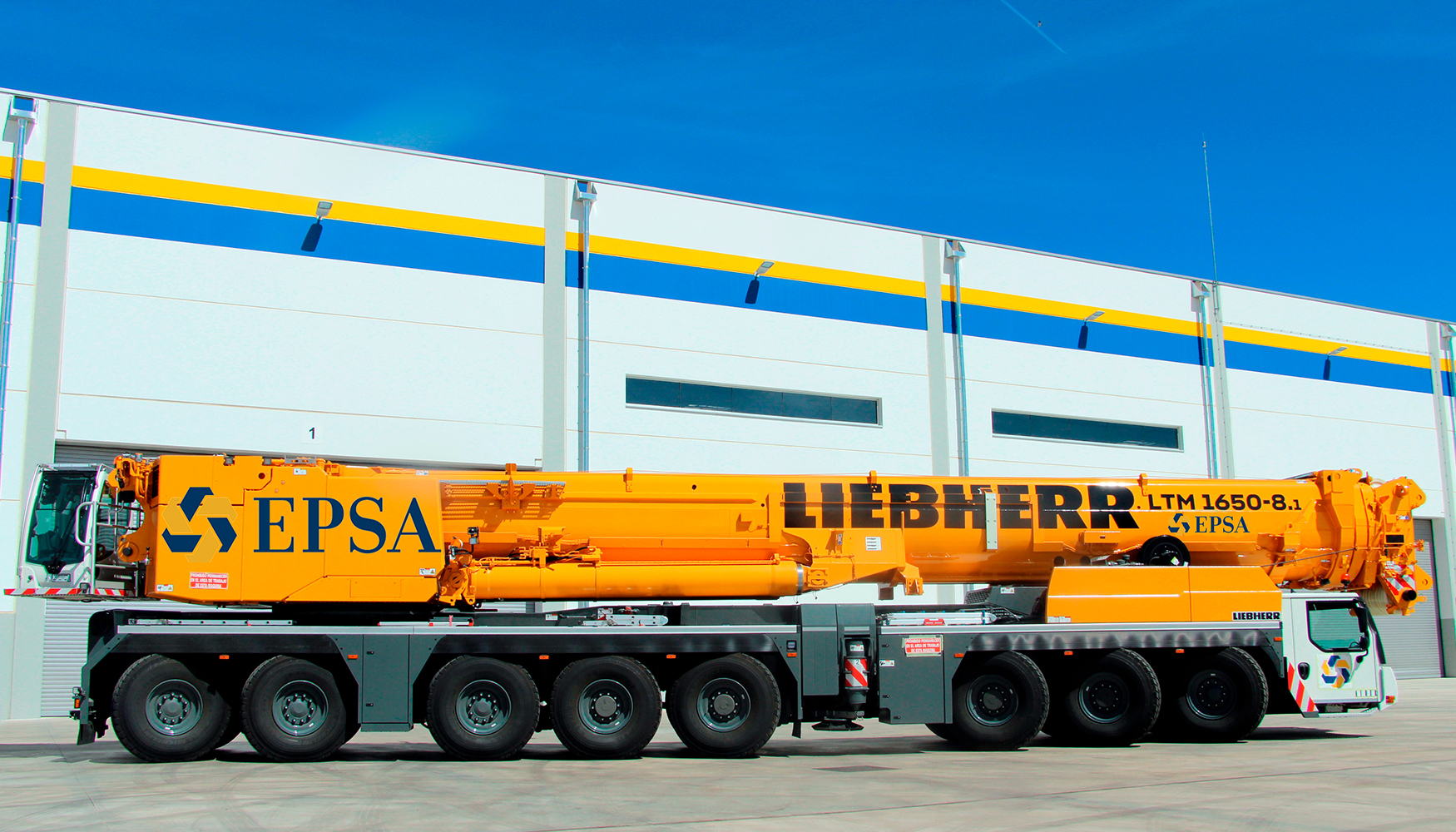 El Grupo Epsa invierte en la gra mvil Liebherr LTM 1650-8...