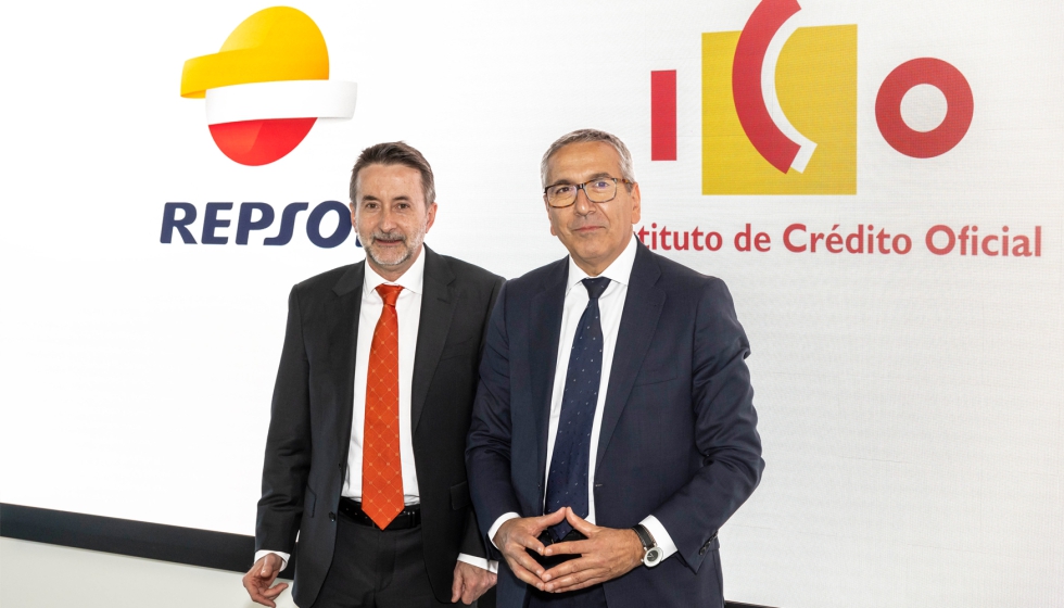 El consejero delegado de Repsol, Josu Jon Imaz, y el presidente del Instituto Oficial de Crdito (ICO), Jos Carlos Garca de Quevedo...