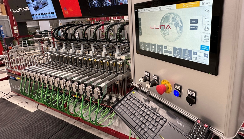 Panel de control de proceso de Luna-R