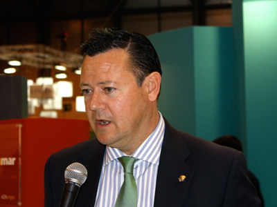 Miguel Rodrguez de la Rubia, director de Negocio Agroalimentario de Cajamar, durante Fruit Attraction 2010