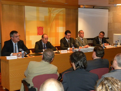 De izquierda a derecha: Santiago de Castro, Bernat Martn, Jos Luis Vidal, Xavier Juncosa y Jordi Motj