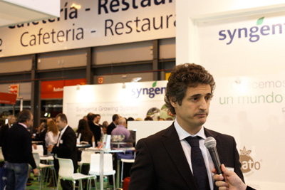 David Murcia, responsable de Syngenta Growing System