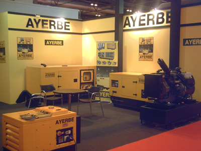 Stand at Matelec Ayerbe, who participated in its fourth edition of the fair