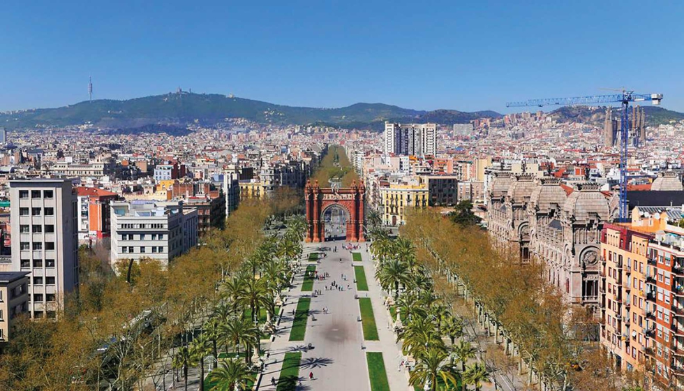 Imagen del Arc de Triomf de Barcelona...