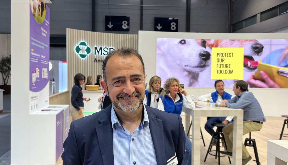 Rafael Aranzueque, delegado comercial de MSD Animal Health
