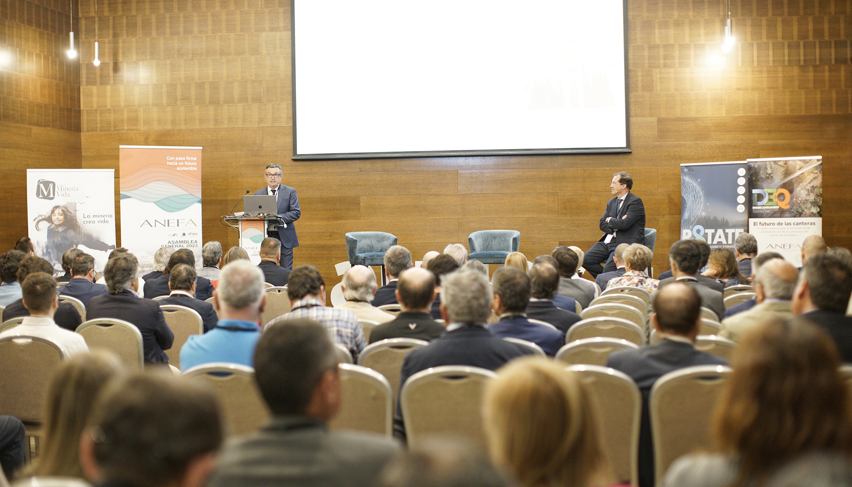 Un momento de la Asamblea General de Anefa, celebrada en Madrid