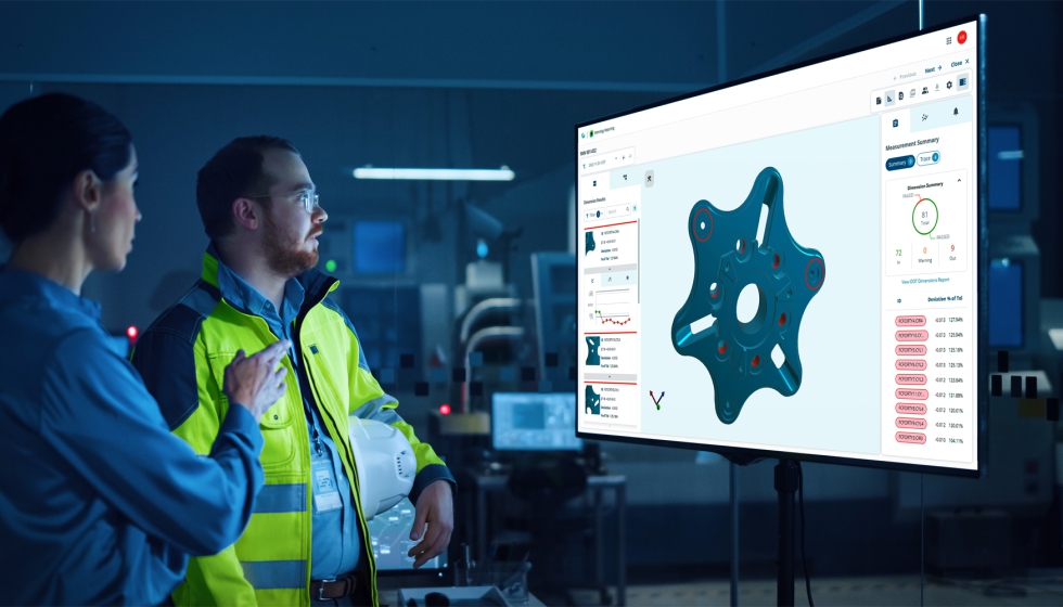 Foto de Hexagon permite a los fabricantes reducir más rápidamente los problemas de calidad de las piezas