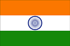Bandera india. Fotografa de OEMV
