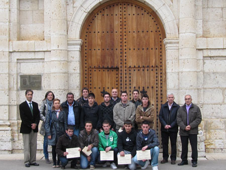 Entrega de premios en el Centro de Formacin Agraria de La Santa Espina de Valladolid