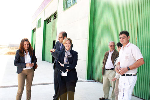 La visita de la vicepresidenta y consejera de Economa y Hacienda, Mara Luisa Araujo