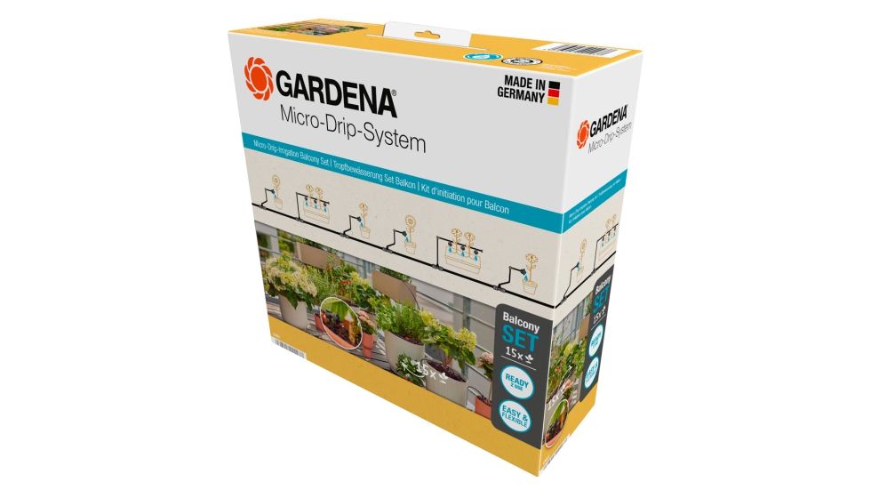 Gardena presenta el nuevo sistema de riego por goteo Micro-Drip-System