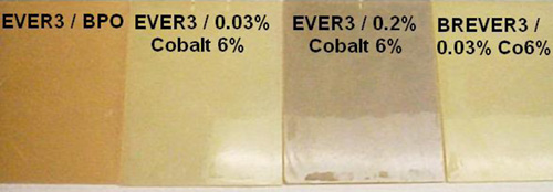 Figure 2. Test tubes of evidence after 24 months in a solution of sodium hypochlorite stabilized between 8 and 5.25% at 40  C...