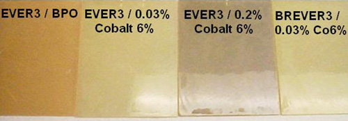 Figura 2. Probetas de pruebas despus de 24 meses en una solucin de hipoclorito sdico estabilizada entre el 8 y 5,25% a 40 C...