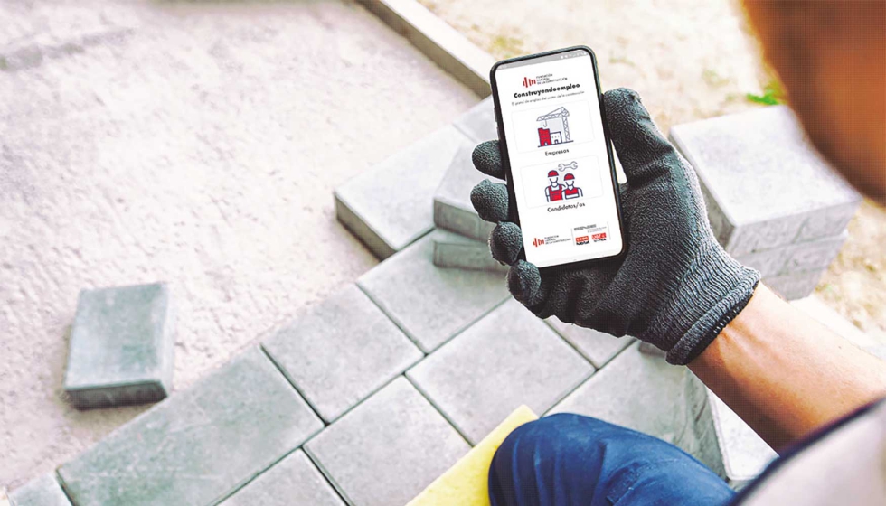 La fundacin laboral ha desarrollado una app de empleo para el sector de la construccin que facilita el contacto entre empresa y trabajador...