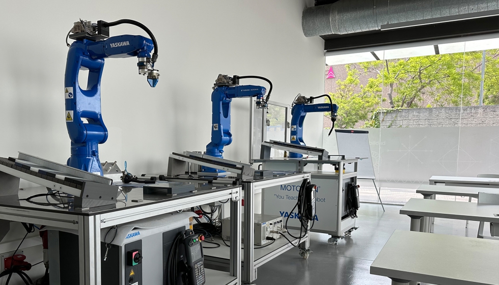 Una de las salas de formación de la Yaskawa Academy Una de las salas de formación de la Yaskawa Academy