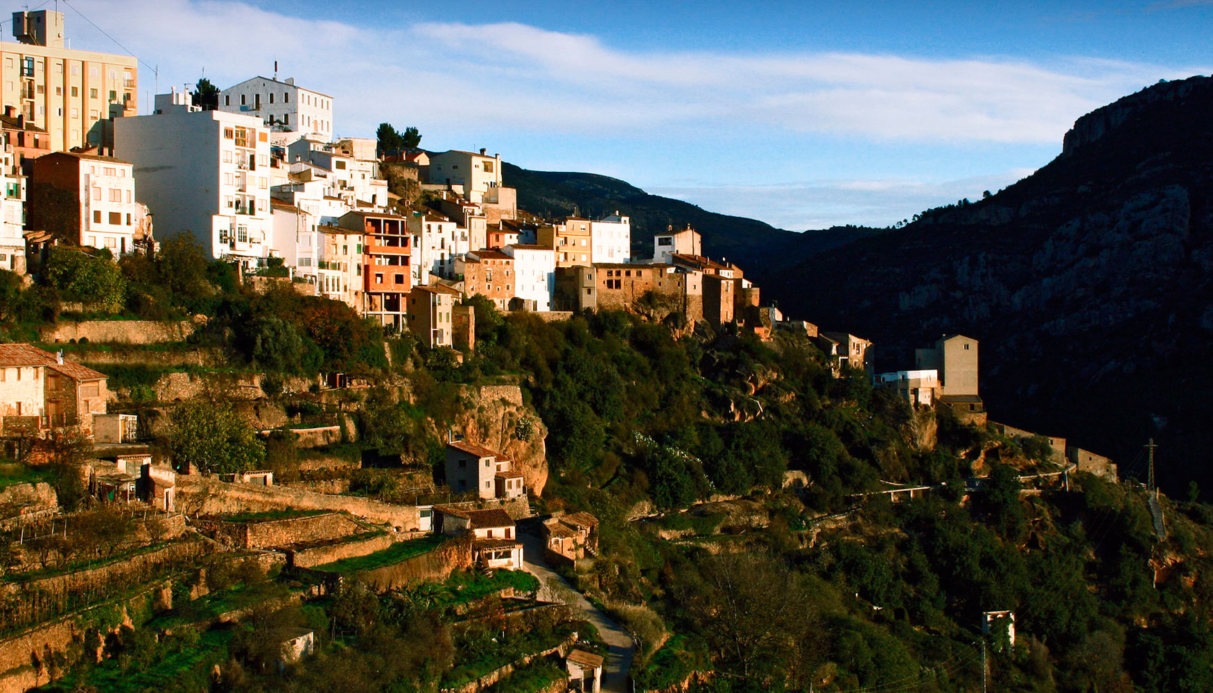 Panormica de la localidad castellonense de Lucena del Cid. Foto: Michael Jean