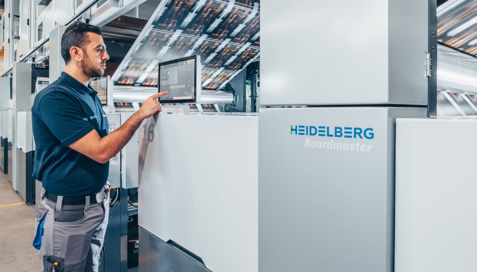 La nueva Boardmaster de Heidelberg reduce drsticamente el coste total de propiedad de los productores de envases implicados en la impresin de...