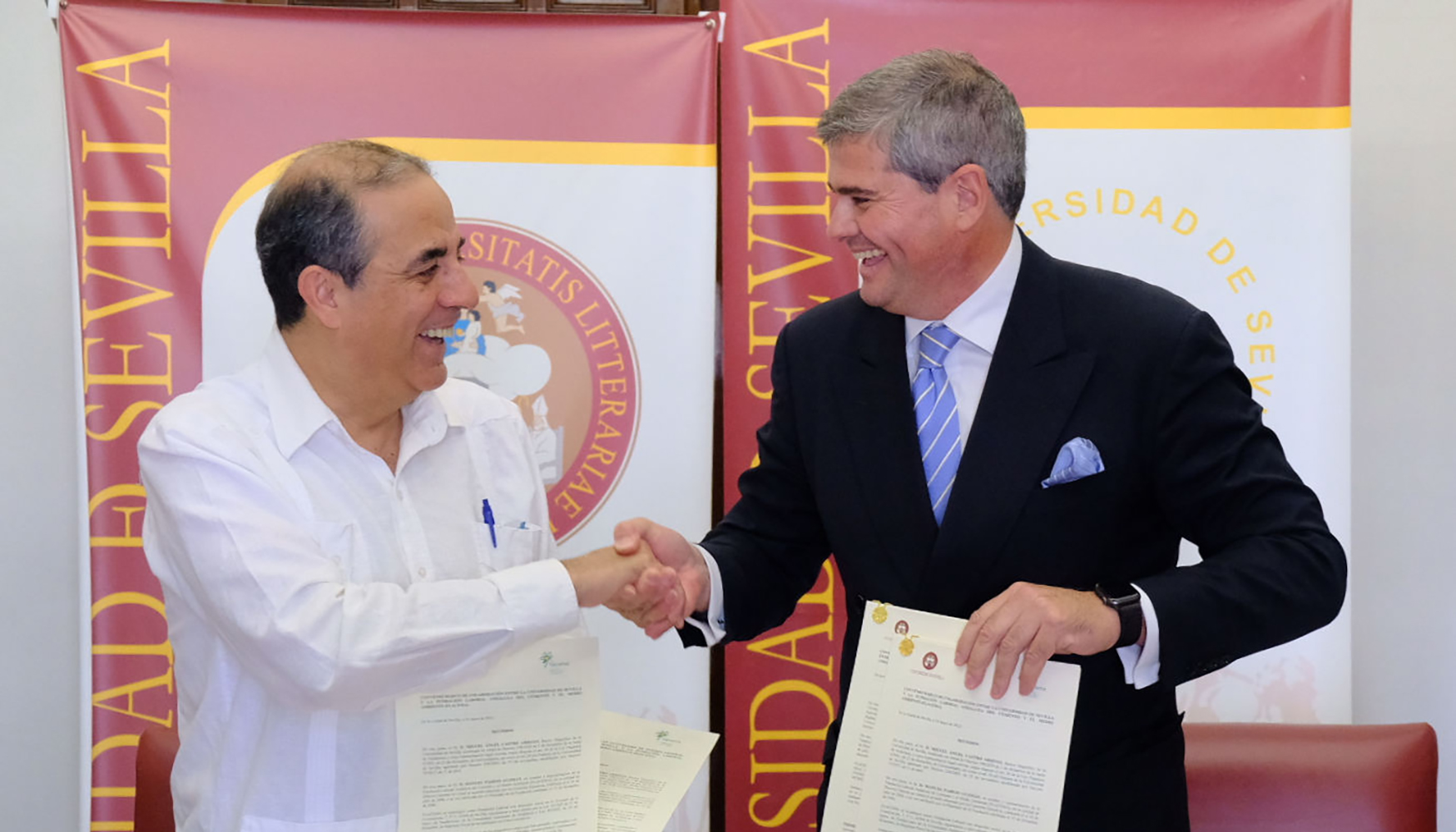 Acto de la firma del acuerdo