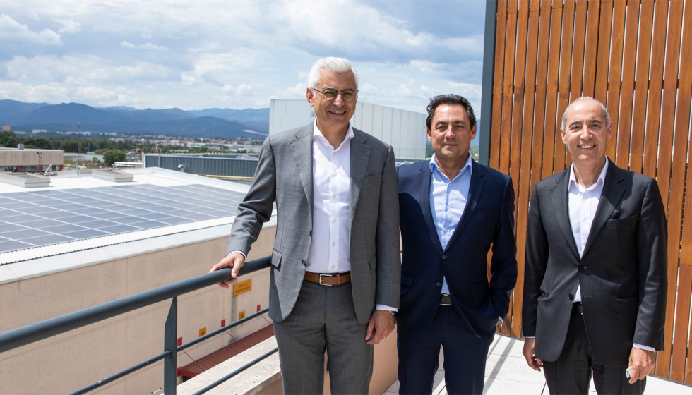 Pierre Tossut, CEO del Grupo Puratos, y Pierre Emmanuel Brusselmans, cnsul de Blgica en Espaa...