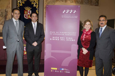 From left to right, Cecilio Vadillo, Flix ngel Martn, Mara Jos Salgueiro and Alejandro Garcia