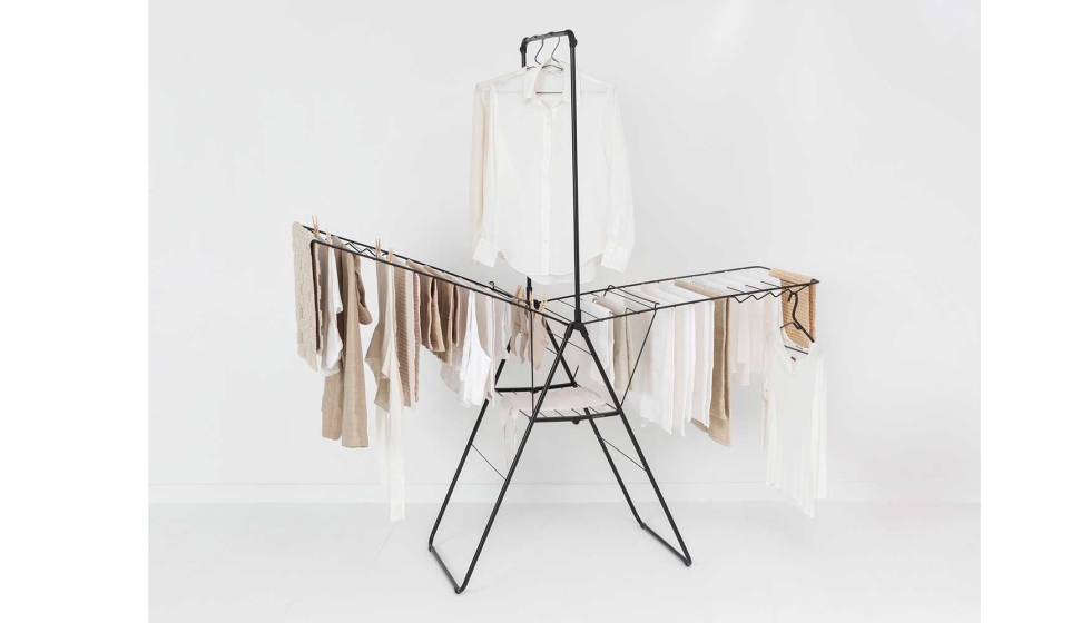 Tendedero HangOn de Brabantia de 25m y con barra acabado Matt Black