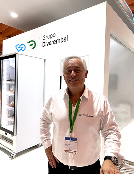 Carlos Miguel Ferreira  Diretor geral do Grupo Diverembal, no stand na Lisbon Food Affair