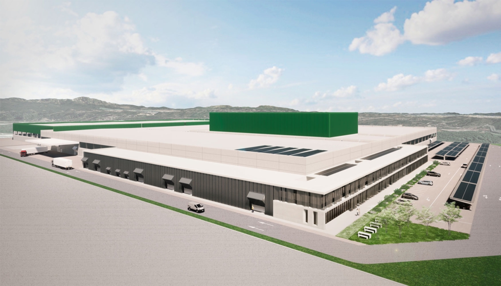Recreacin virtual de la nueva planta de Saica Pack en Sant Esteve Sesrovires