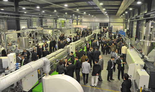 For two days, customers and partners visited the facilities of Battenfeld-Cincinnati in Kempen